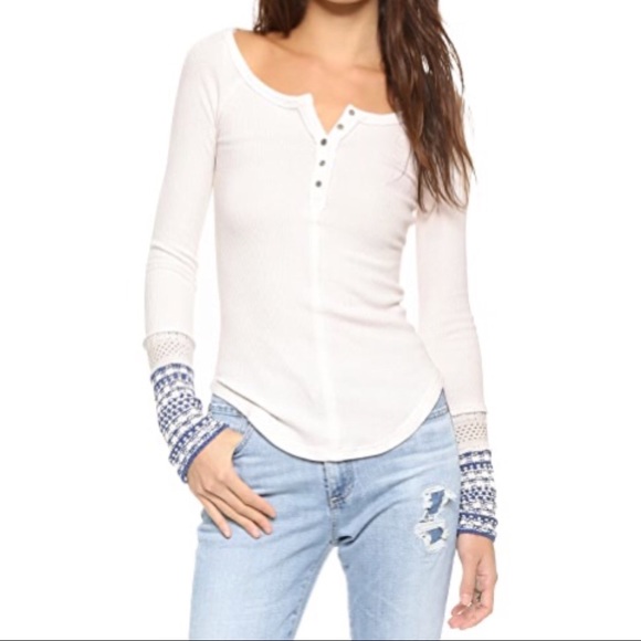 free people white thermal